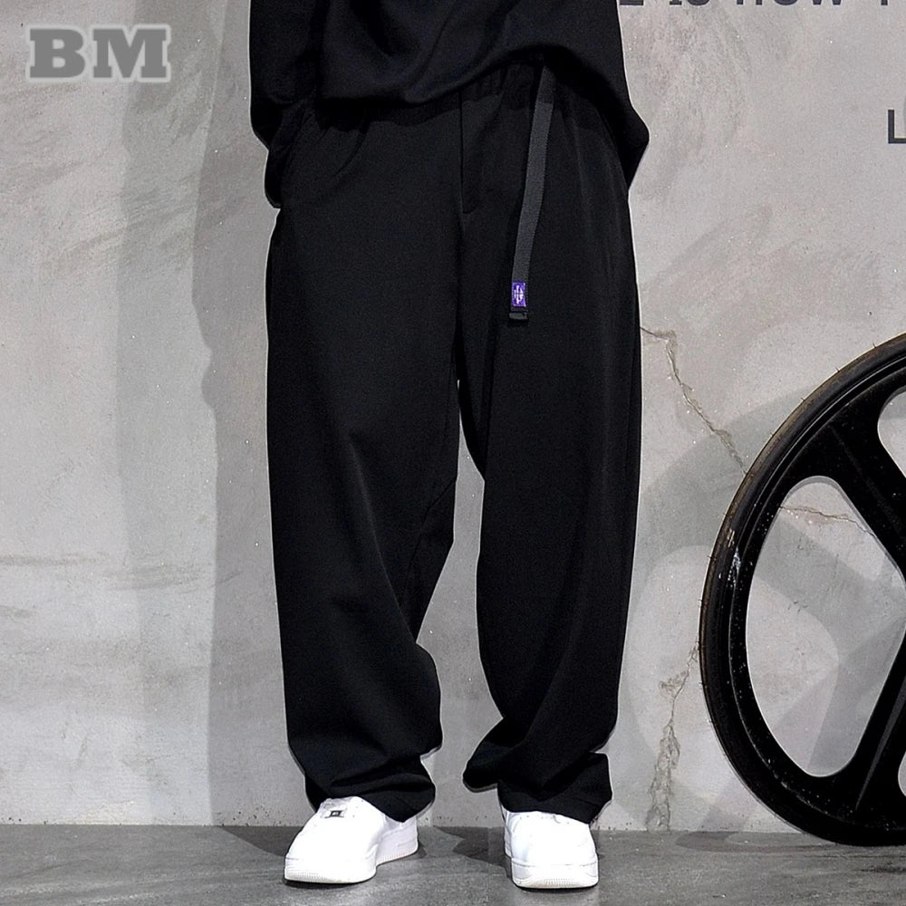 Japanese Vintage Casual Baggy Pants Mens Clothing High Quality Trend Straight Pants Fashion Loose Trousers Streetwear Pants Male
