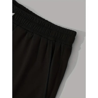 Men'S Shorts Featuring Intricate Abstract Patterns with Multiple Curves and Sharp Protrusions, Designed for Casual Wear