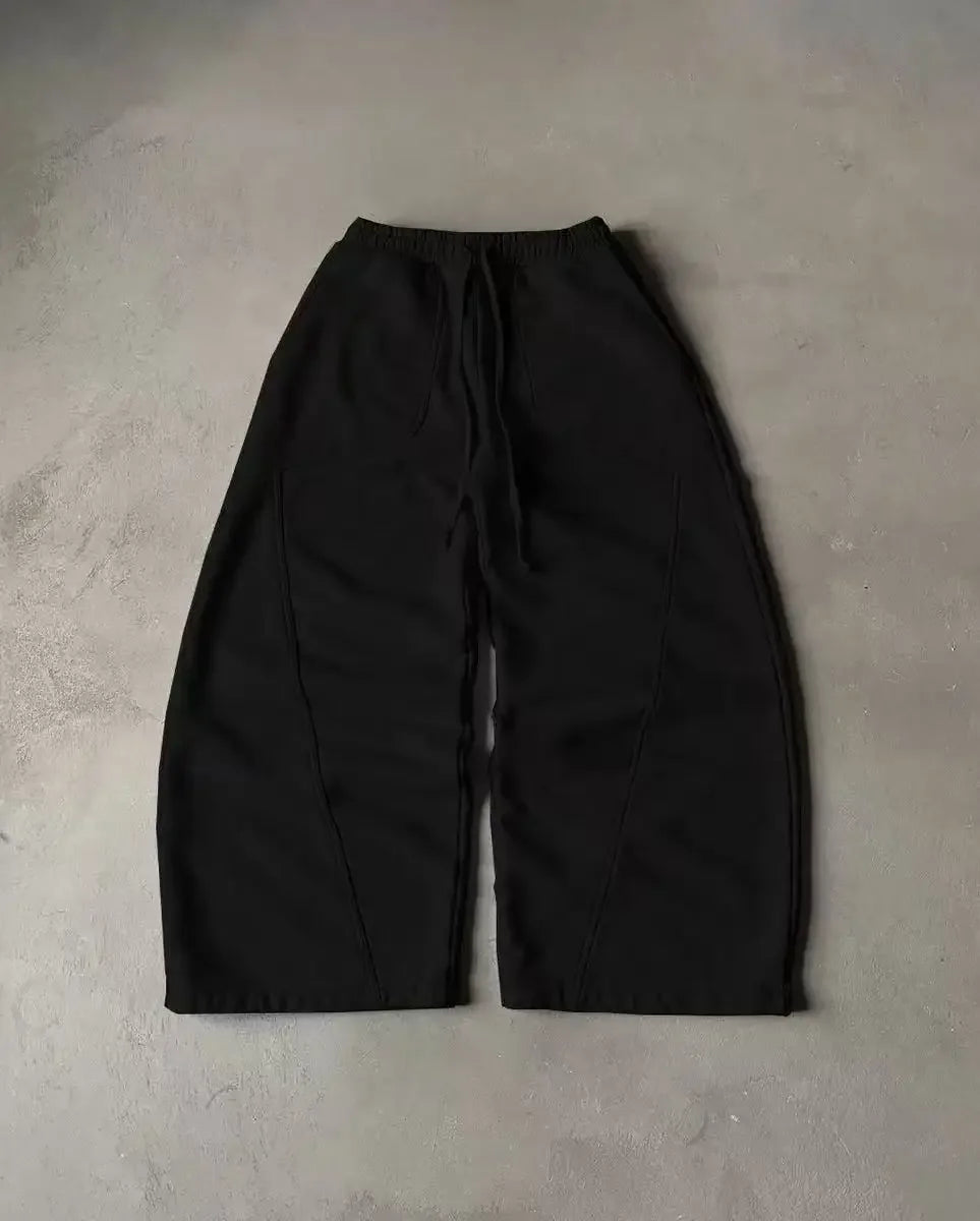 American Baggy Sweatpants Men Women Y2K Gothic Hip Hop Pants Streetwear Retro Casual Wide Leg Pants Harajuku Jogging Trousers