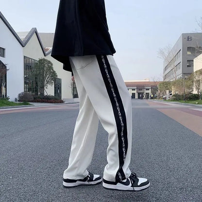 Men's Pants New Cool Male Summer New Fashion Mens Cozy Trousers Baggy Lightweight Casual Straight-leg Versatile Trend Pants
