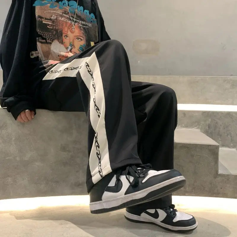 Men's Pants New Cool Male Summer New Fashion Mens Cozy Trousers Baggy Lightweight Casual Straight-leg Versatile Trend Pants