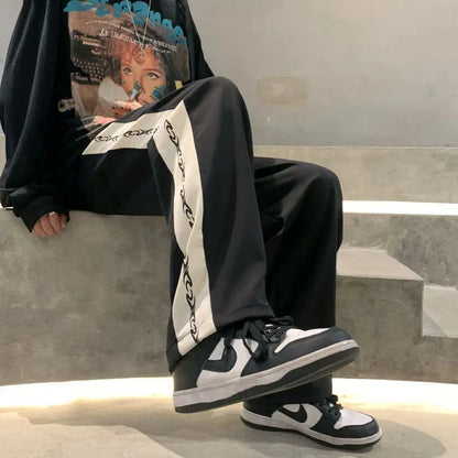 Men's Pants New Cool Male Summer New Fashion Mens Cozy Trousers Baggy Lightweight Casual Straight-leg Versatile Trend Pants
