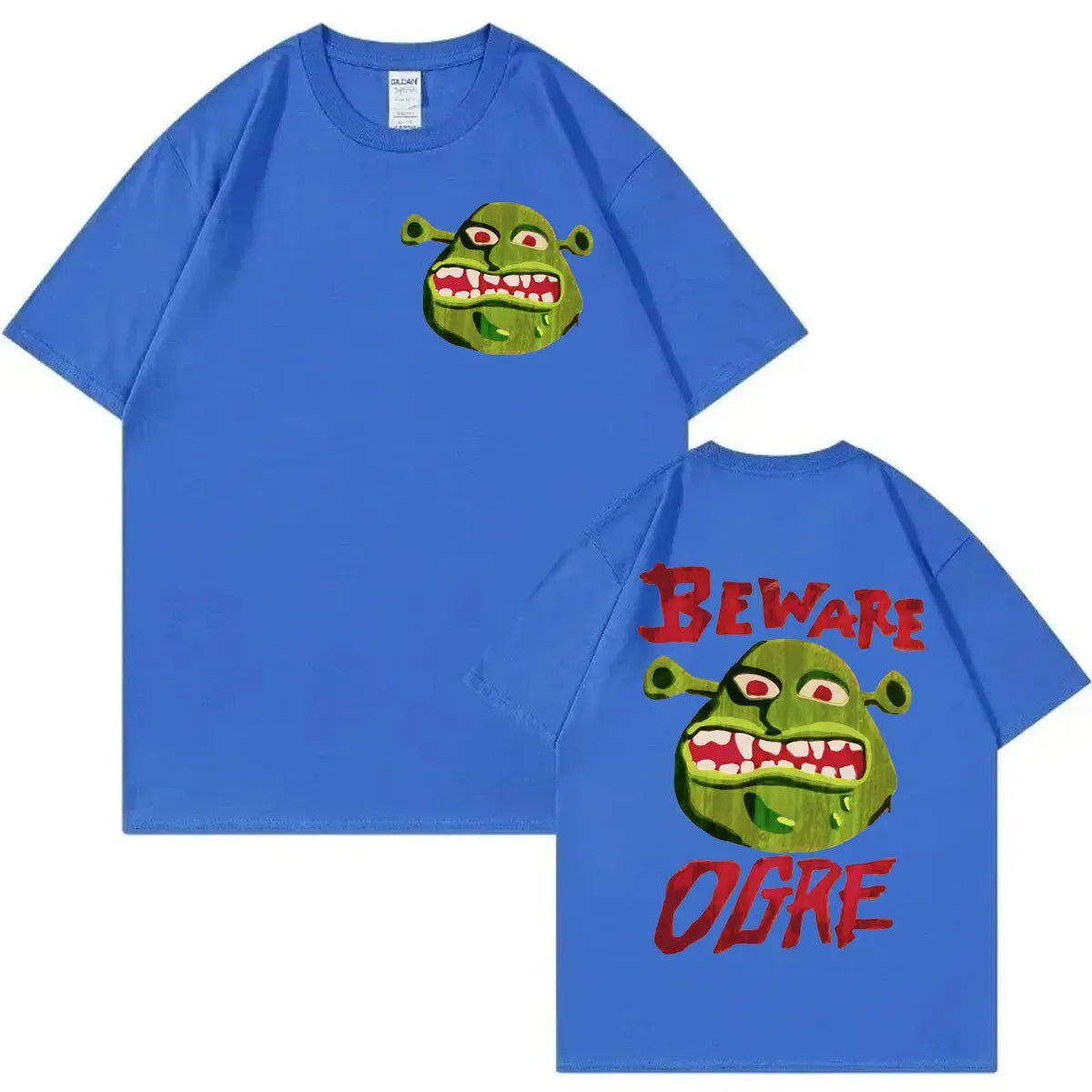 2026 Animated Film Shrek Graphic T Shirts Men Women Gothic Vintag High-end Luxury Unisex Style Both of Men and Women