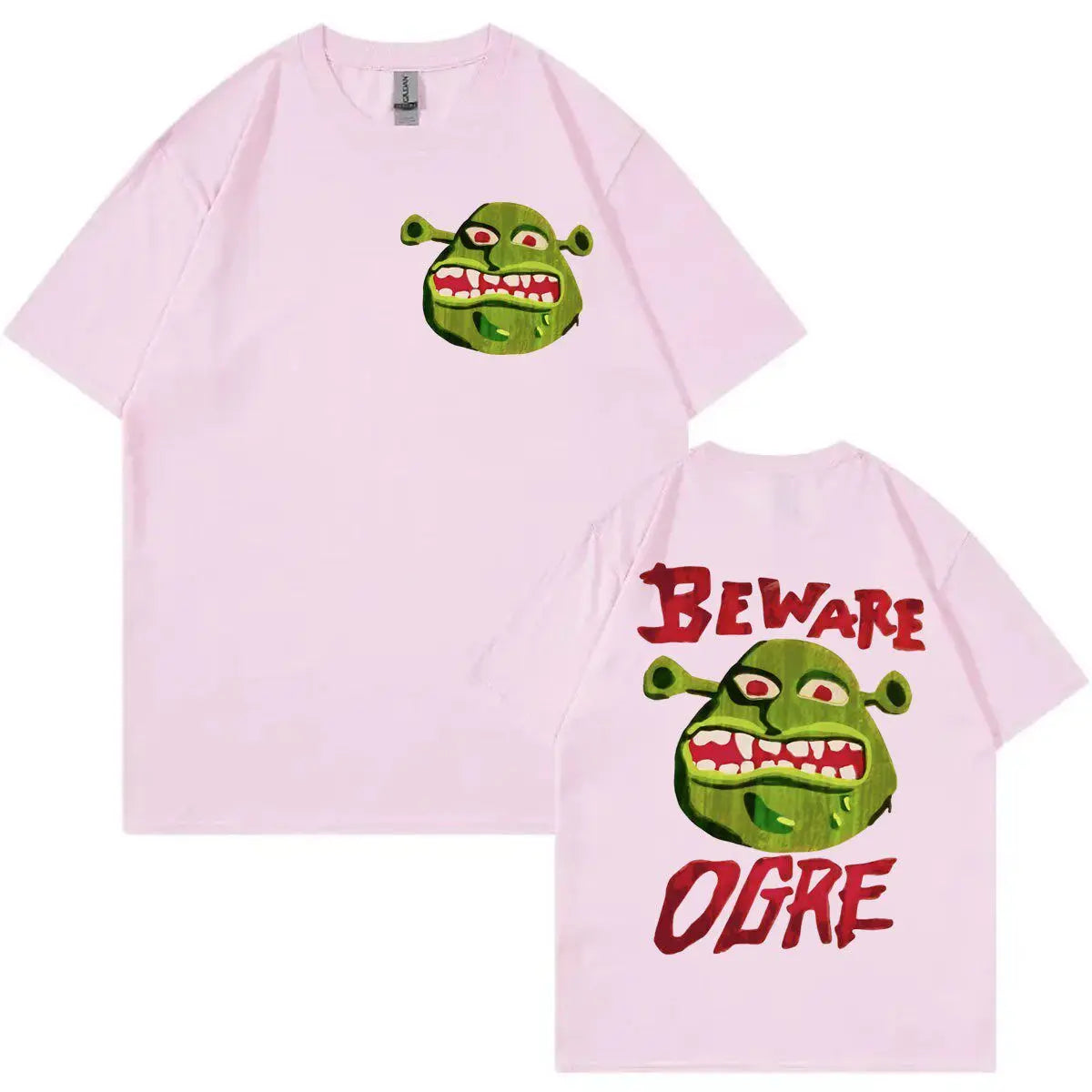 2026 Animated Film Shrek Graphic T Shirts Men Women Gothic Vintag High-end Luxury Unisex Style Both of Men and Women