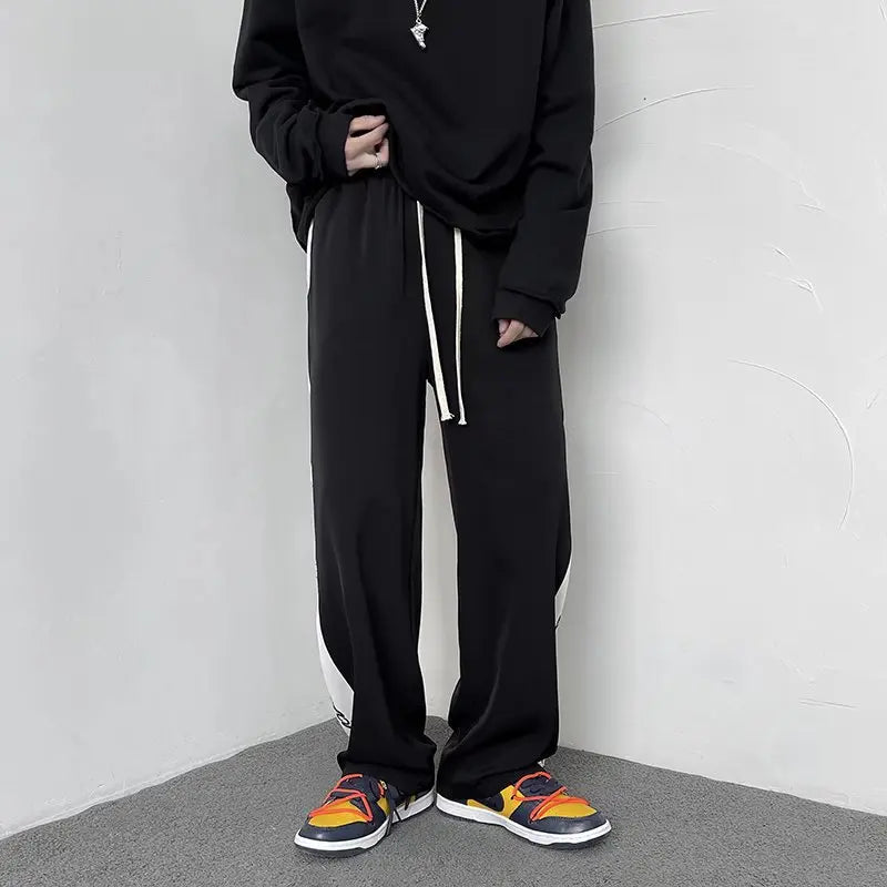 Men's Pants New Cool Male Summer New Fashion Mens Cozy Trousers Baggy Lightweight Casual Straight-leg Versatile Trend Pants