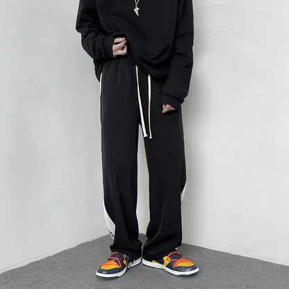 Men's Pants New Cool Male Summer New Fashion Mens Cozy Trousers Baggy Lightweight Casual Straight-leg Versatile Trend Pants