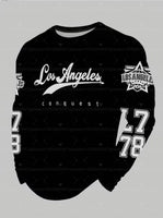 2026 Mens Long Sleeves LOS ANGELES 78 Print Men's Sweatshirt O -Neck Long Sleeve Pullover Hoodies Men WOMEN  Sports Hoodies