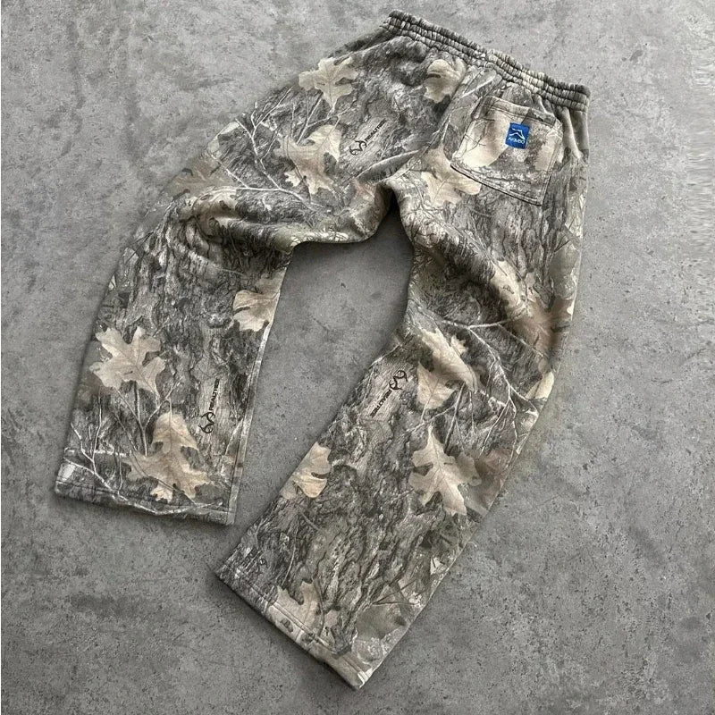 Y2K Baggy pants men Harajuku Camouflage Pattern high quality vintage Sweatpants Hip Hop men women streetwear wide leg trousers