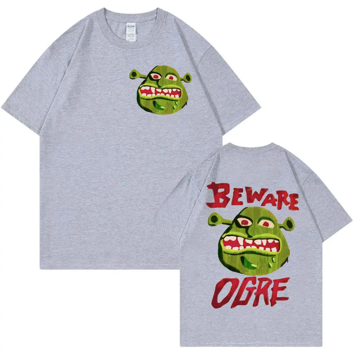 2026 Animated Film Shrek Graphic T Shirts Men Women Gothic Vintag High-end Luxury Unisex Style Both of Men and Women