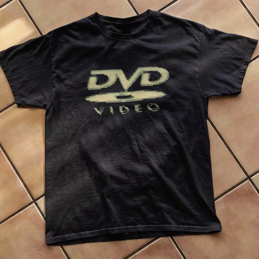 Retro Graphic T Shirt Men Vintage Washed Cotton Tee Funny Video Logo Print Top Casual Oversized Streetwear Short Sleeve Summer