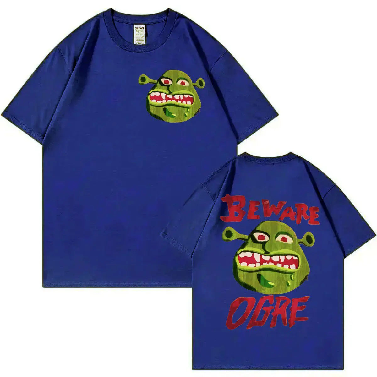 2026 Animated Film Shrek Graphic T Shirts Men Women Gothic Vintag High-end Luxury Unisex Style Both of Men and Women
