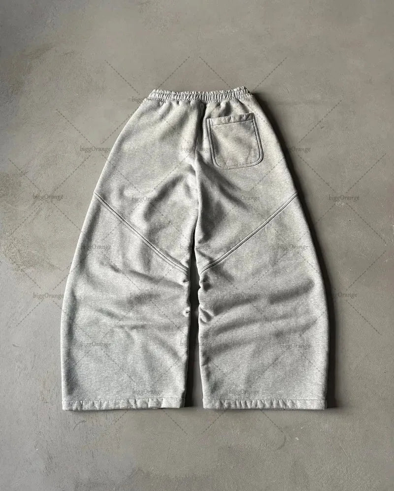 American Baggy Sweatpants Men Women Y2K Gothic Hip Hop Pants Streetwear Retro Casual Wide Leg Pants Harajuku Jogging Trousers
