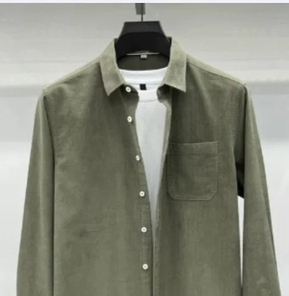 Long sleeves Shirt 2025 Men Clothing Casual Top Men's shirt For Customized Products, Please Contact Us
