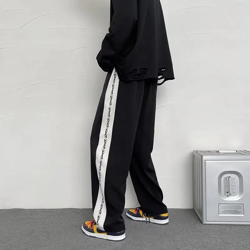 Men's Pants New Cool Male Summer New Fashion Mens Cozy Trousers Baggy Lightweight Casual Straight-leg Versatile Trend Pants
