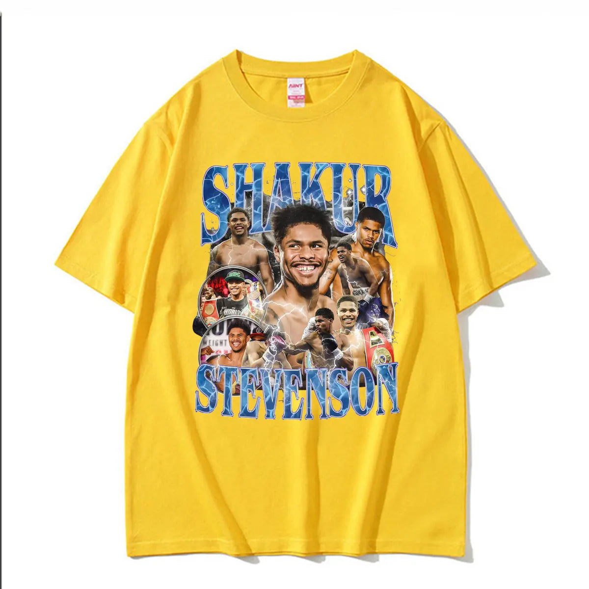 Shakur Stevenson Undefeated Graphic T Shirts Men's Clothes Gothic Violence Aesthetic T-shirt Male Summer Tops Streetwear T Shirt
